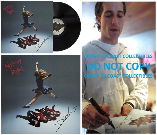 Damiano David Signed Maneskin Rush! Album COA Proof Autographed Vinyl Record