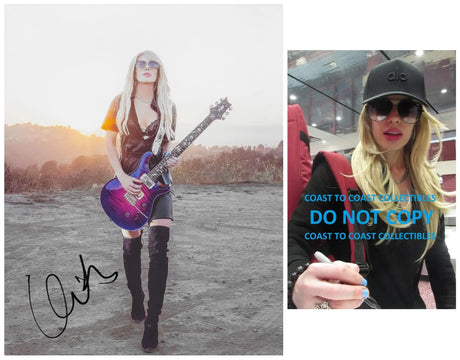 Orianthi Signed 8x10 Photo COA Proof Autographed Guitarist Singer Songwriter.. STAR