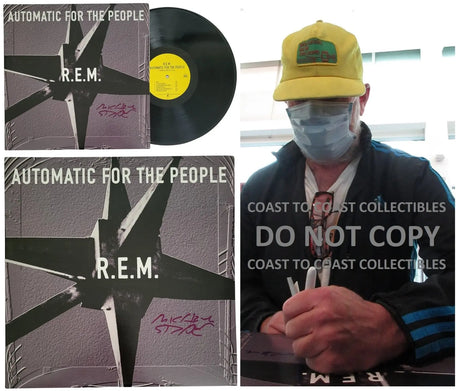 Michael Stipe Signed R.E.M Automatic For the People Album Proof COA Autographed Vinyl Record