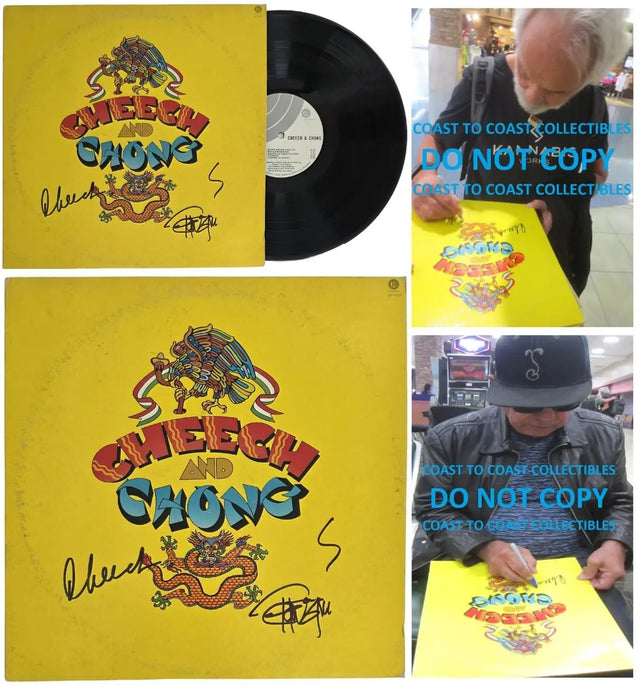 Cheech and Chong Signed Album Exact Proof Beckett COA Autographed Vinyl Record