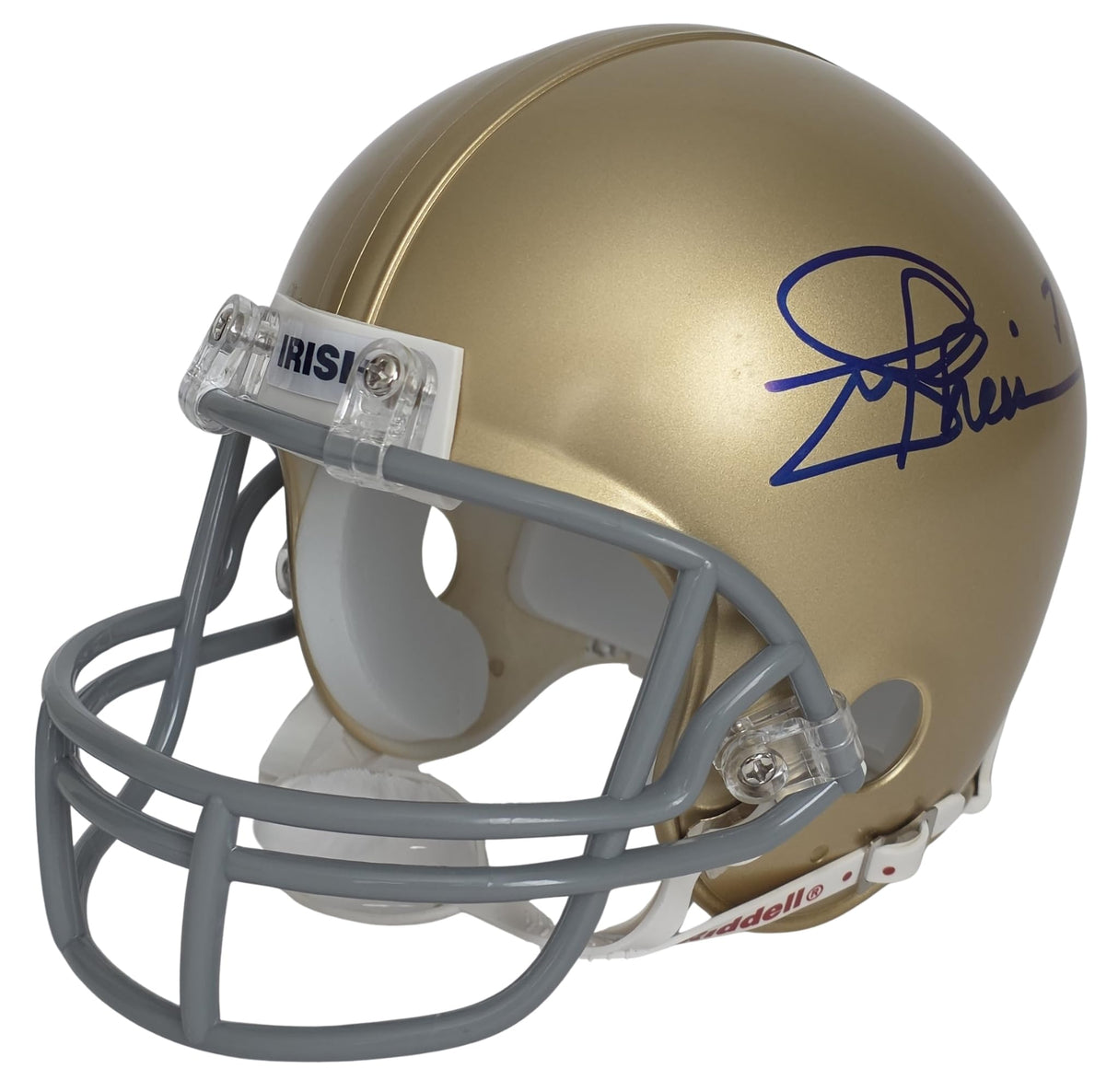 Joe Theisman Signed Notre Dame Fighting Irish Mini Football Helmet COA Proof Autographed