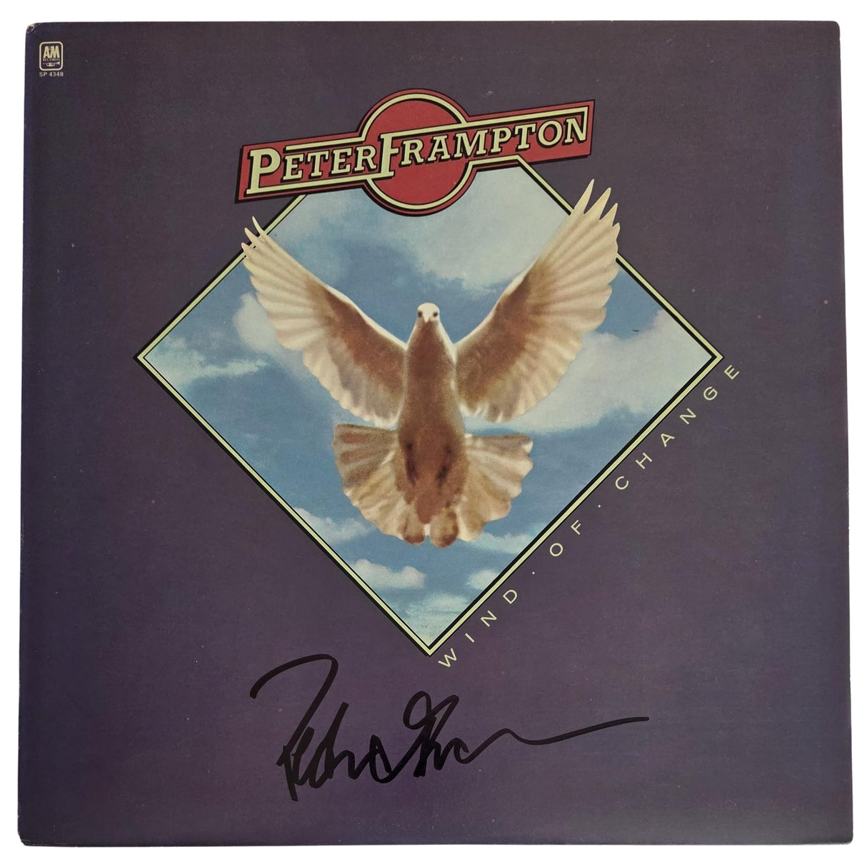 Peter Frampton Signed Wind of Change Album COA Proof Autographed Vinyl Record