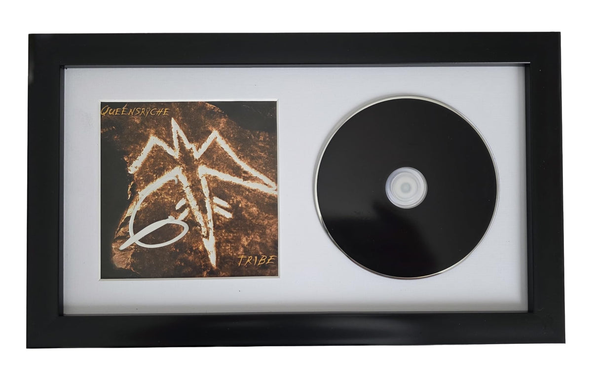 Geoff Tate Signed Queensryche Tribe CD Framed COA Proof Autographed Framed CD 12x7
