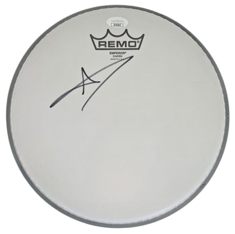Andy Hurley Fall Out Boy Drummer Signed Drumhead JSA COA Autographed