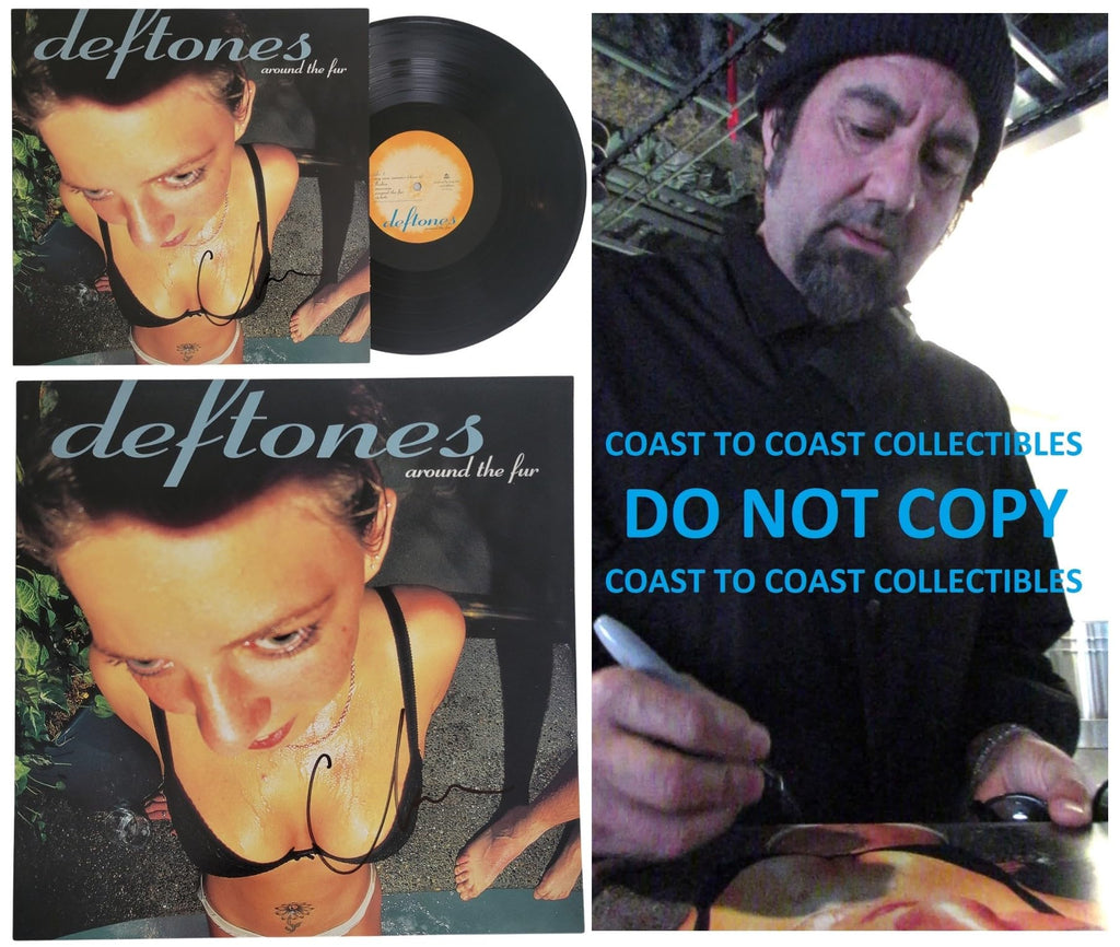 Chino Moreno Signed Deftones Around The Fur Album Proof Autographed Vinyl Record