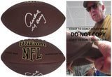 Archie Manning signed football proof COA autographed New Orleans Saints