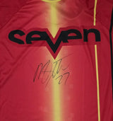 Malcolm Stewart Supercross Motocross signed Seven Jersey proof COA autographed,