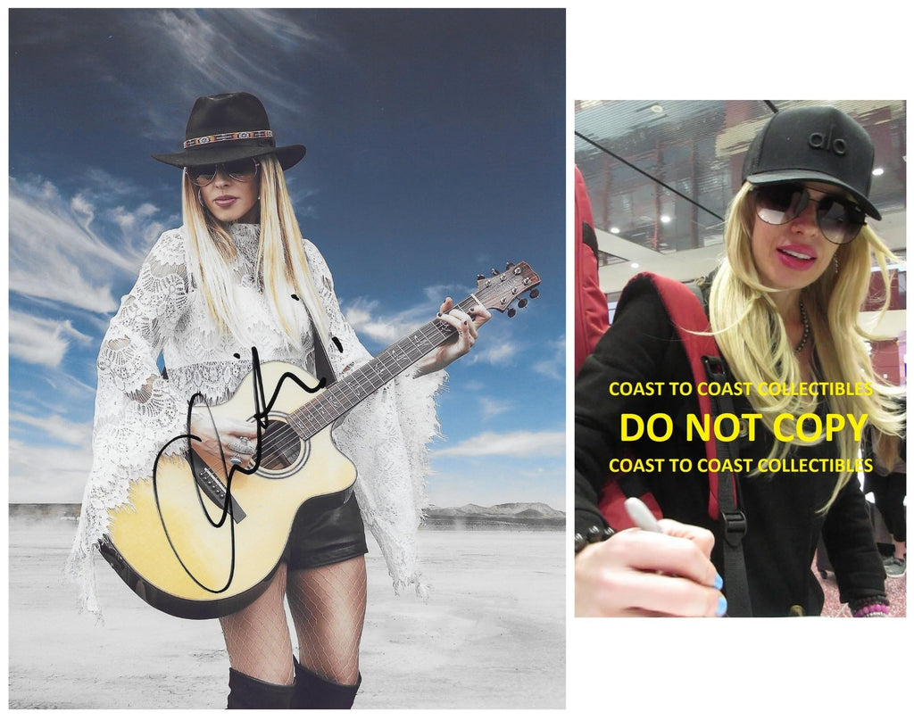 Orianthi Signed 8x10 Photo COA Proof Autographed Guitarist Singer Songwriter. STAR