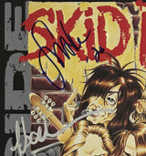 Skid Row Band Signed B - Side Ourselves Album COA Proof Autographed Vinyl Record Sabo,Hill,Bolan,Bach