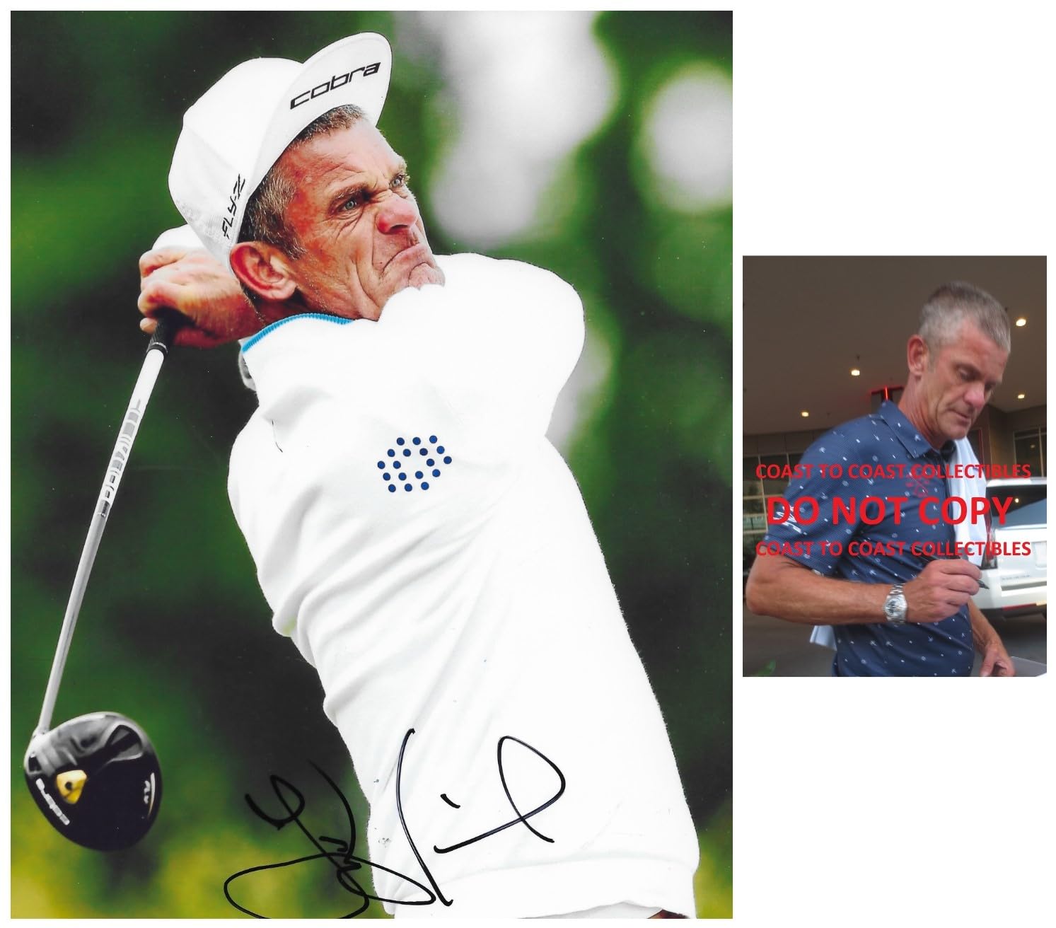Jesper Parnevik Signed Golf 8x10 Photo Exact Proof COA Autographed Golfer.