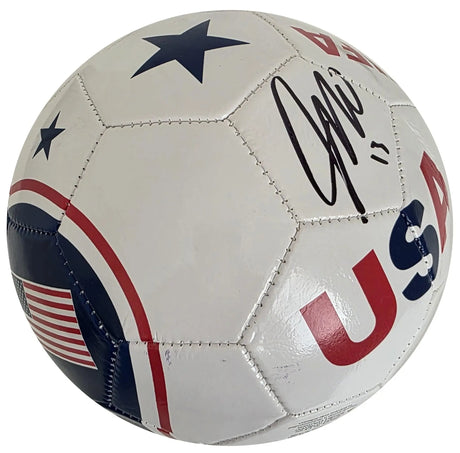 Jordan Morris Signed USA Soccer Ball Proof COA Autographed Seattle Sounders FC