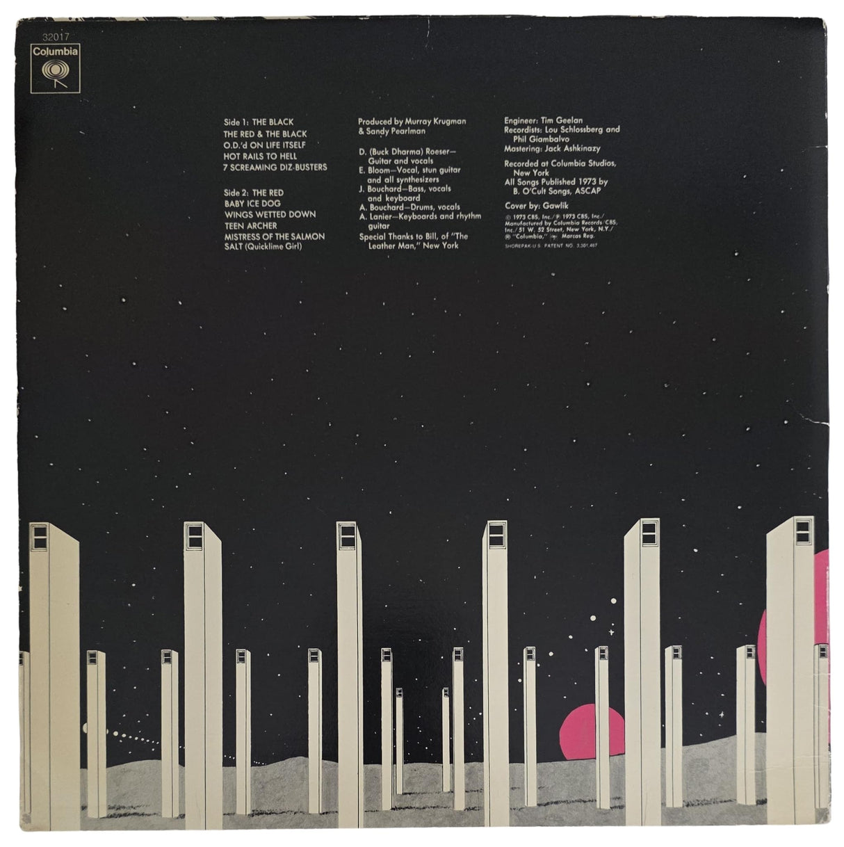 Blue Oyster Cult Signed Tyranny and Mutation Album COA Proof Autographed Vinyl Record