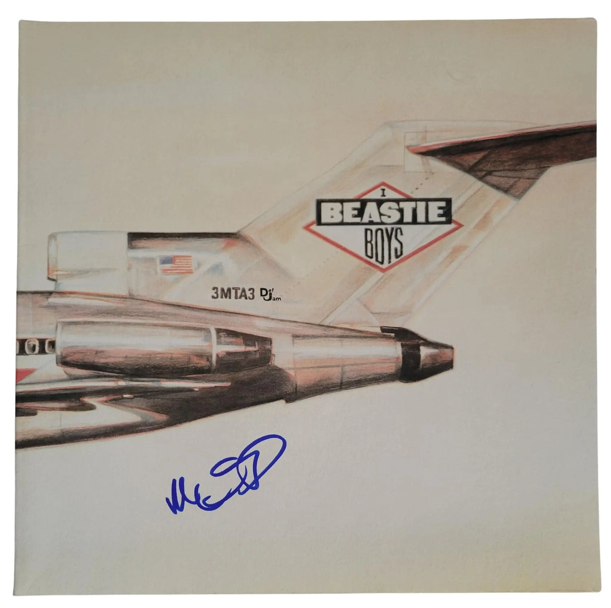 Mike Diamond Signed Licensed To Ill Album Proof COA Beastie Boys Autographed Vinyl Record