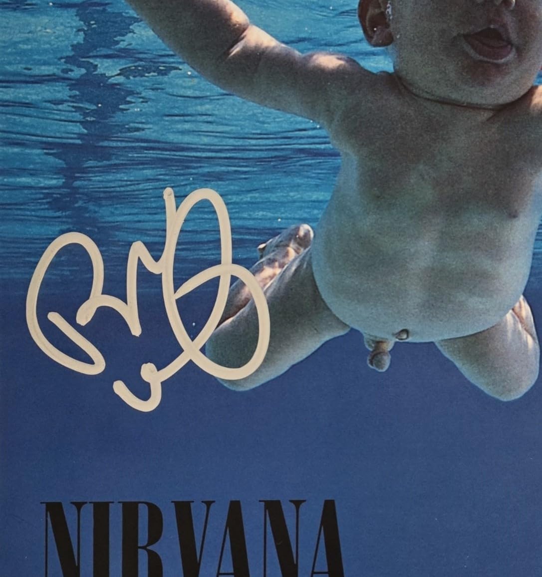 Krist Novoselic Signed Nirvana Nevermind Album COA Proof Autographed Vinyl Record Butch Vig
