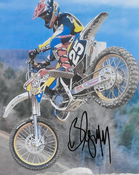 Brian Deegan Signed 8x10 Photo COA Proof Autographed Freestyle Motocross Racer