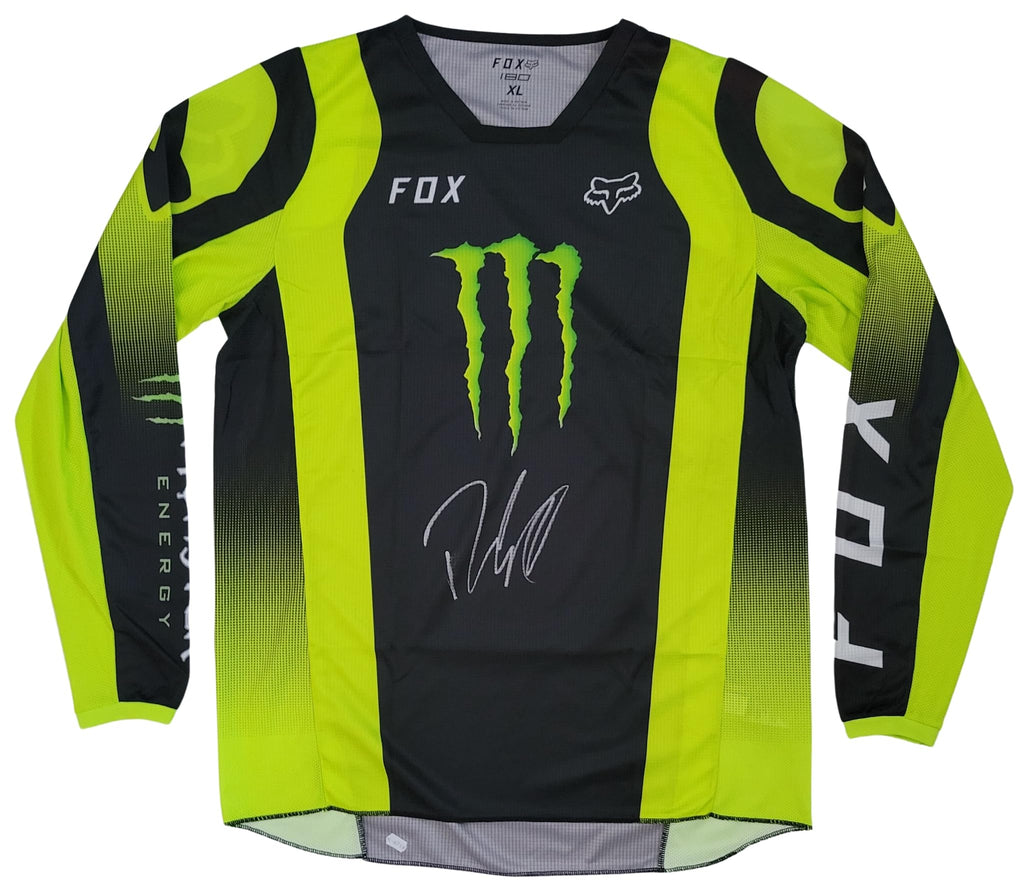 Ricky Carmichael Signed Monster Jersey Proof Autographed Supercross Motocross