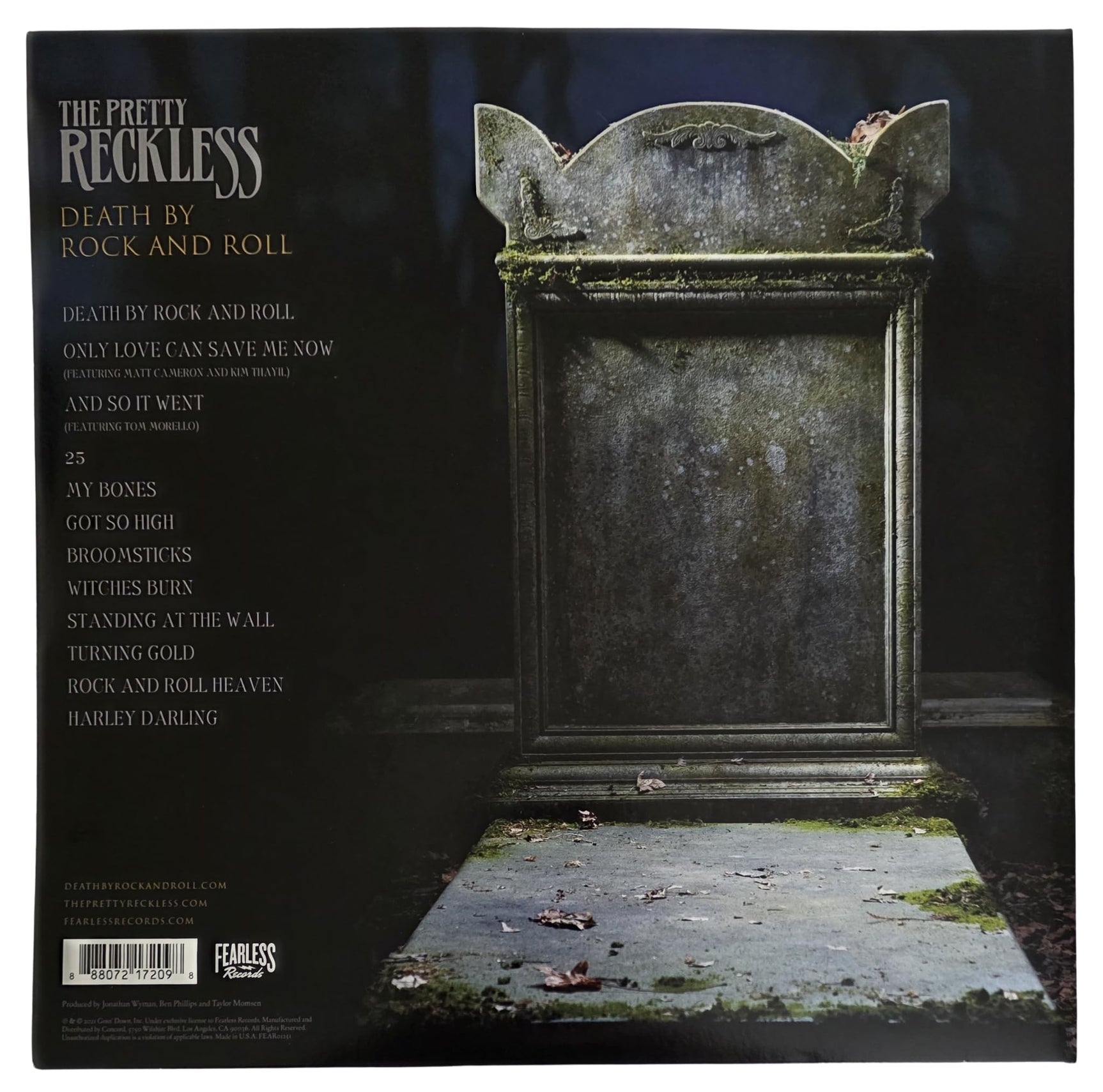 Taylor Momsen Signed The Pretty Reckless Death by Rock and Roll Album COA Proof Autographed Vinyl Record