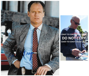 Fred Dryer Hunter signed Sgt Rick Hunter 8x10 photo Proof COA autographed STAR..