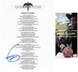 Geoff Tate Signed Queesryche Silent Lucidity Lyrics Sheet Proof COA Autographed