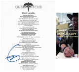 Geoff Tate Signed Queesryche Silent Lucidity Lyrics Sheet Proof COA Autographed
