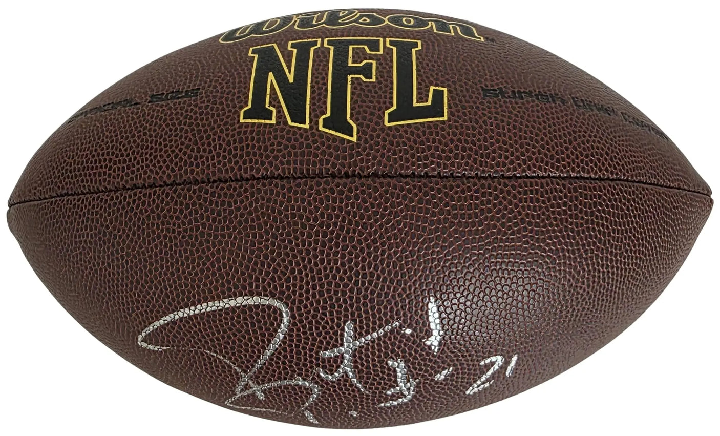 Patrick Peterson Signed Football Proof Beckett COA Vikings Cardinals LSU Tigers