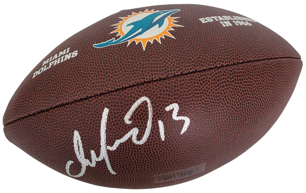 Dan Marino Signed Miami Dolphins Logo Football Exact Proof COA Autographed