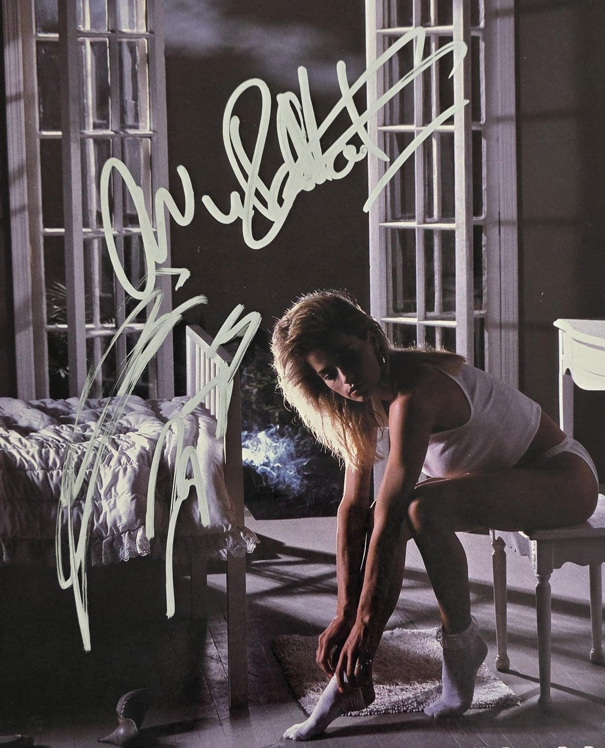 Stephen Pearcy Warren DeMartini Signed Ratt Invasion of Your Privacy Album COA Proof Autographed Vinyl Record