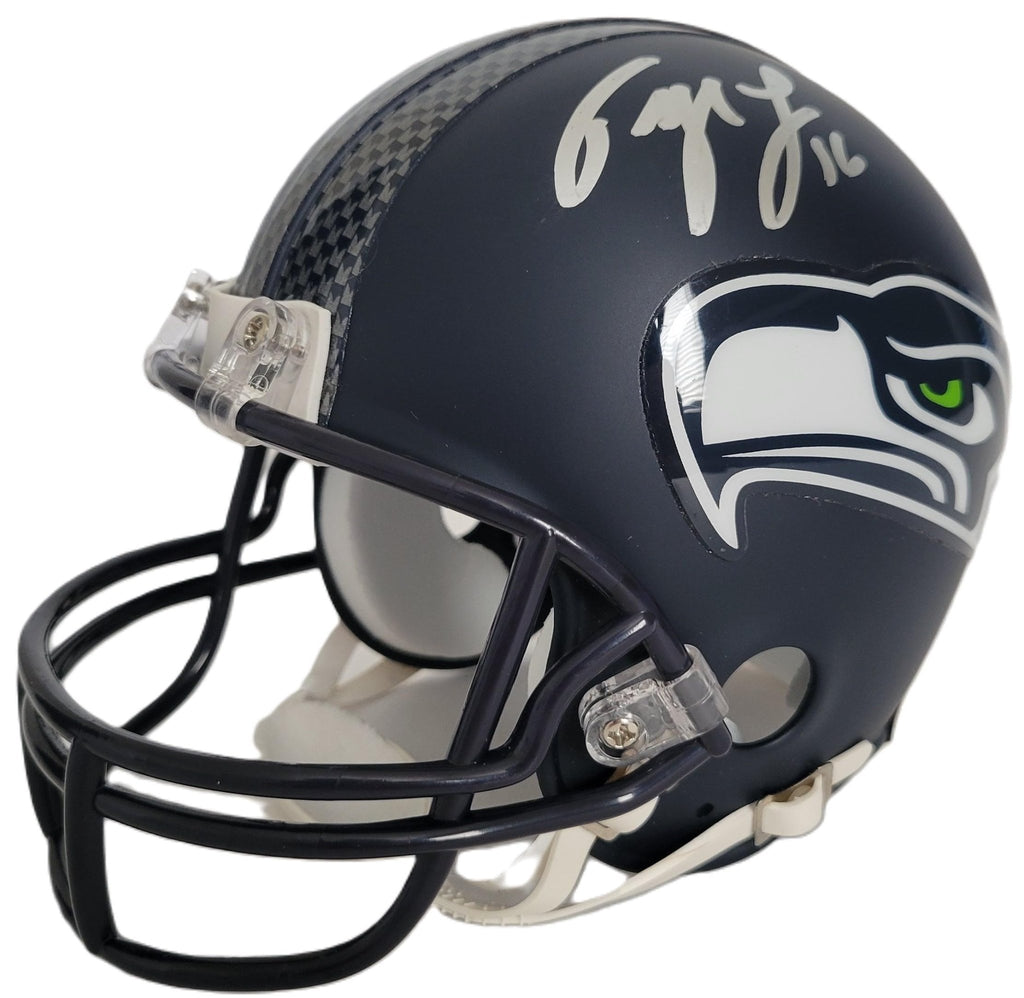 Tyler Lockett Signed Seattle Seahawks Mini Football Helmet Proof COA Autographed