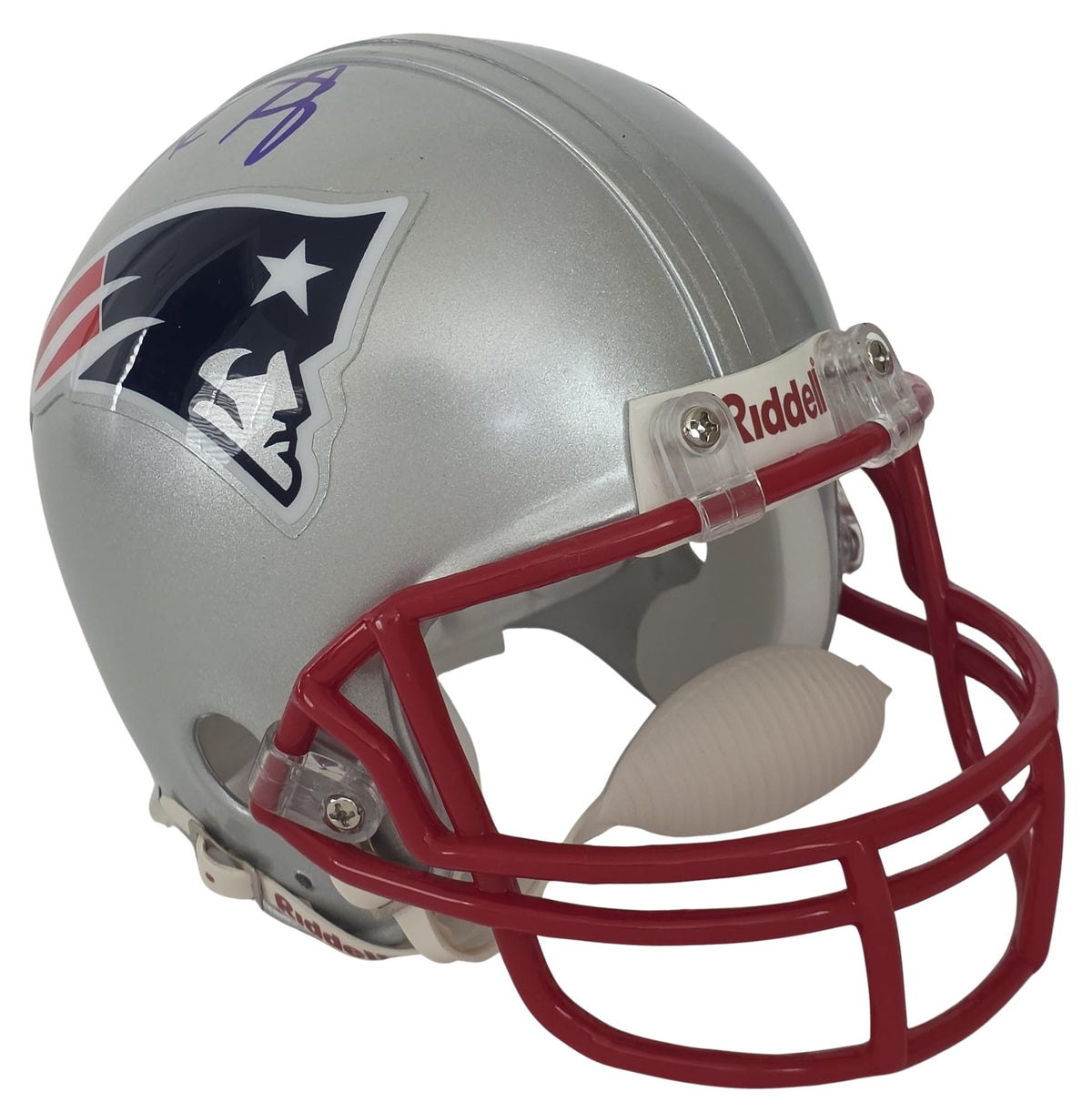 Dave Portnoy Signed Patriots Mini Football Helmet COA Proof Barstool Sports Autographed New England Pats