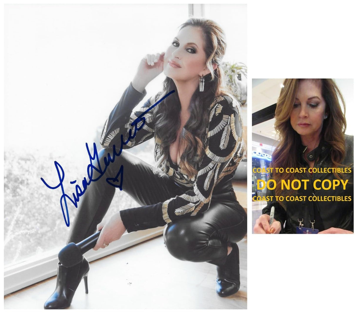 Lisa Guerrero Signed 8x10 Photo COA Proof Sportscaster Model Actress Autographed Star