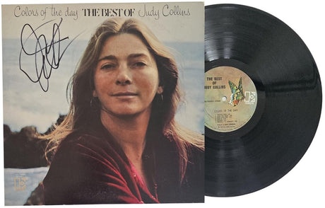 Judy Collins Signed Colors of the Day Album COA Proof Autographed Vinyl Record
