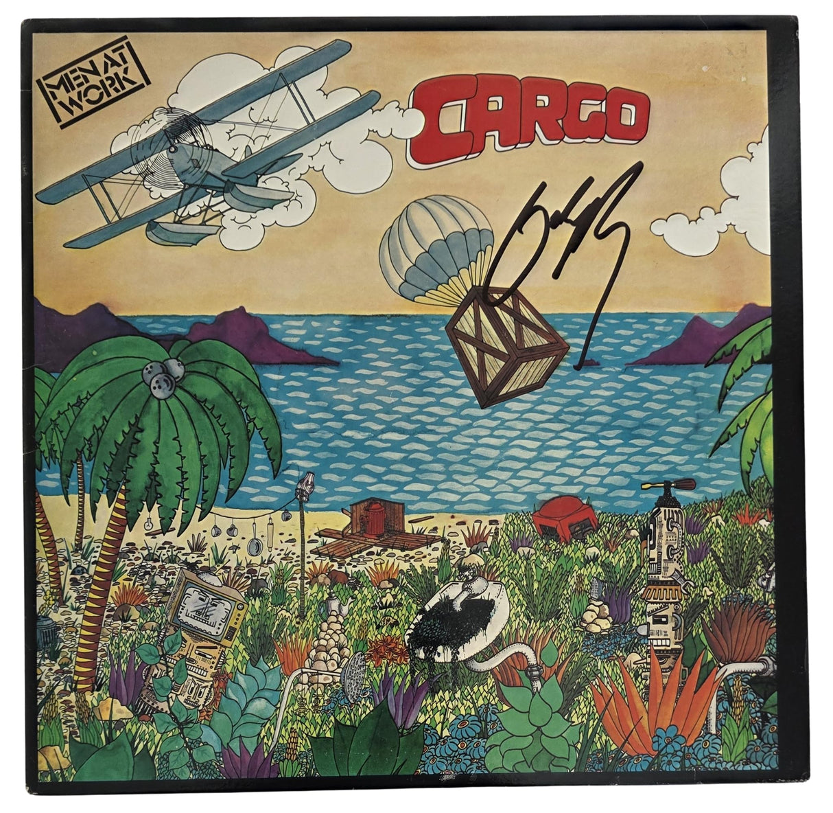 Colin Hay Signed Men At Work Cargo Album COA Proof Autographed Vinyl Record