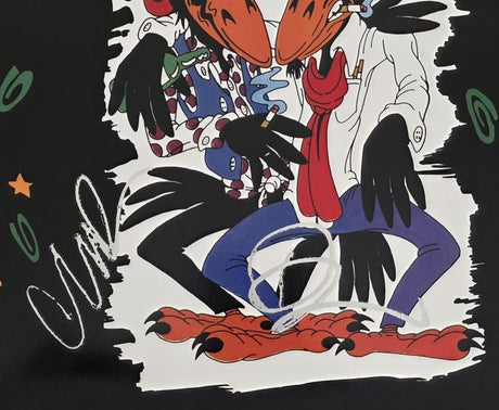 The Black Crowes Signed Jealous Again Album COA Proof Autographed Vinyl Record Chris Robinson & Rich Robinson