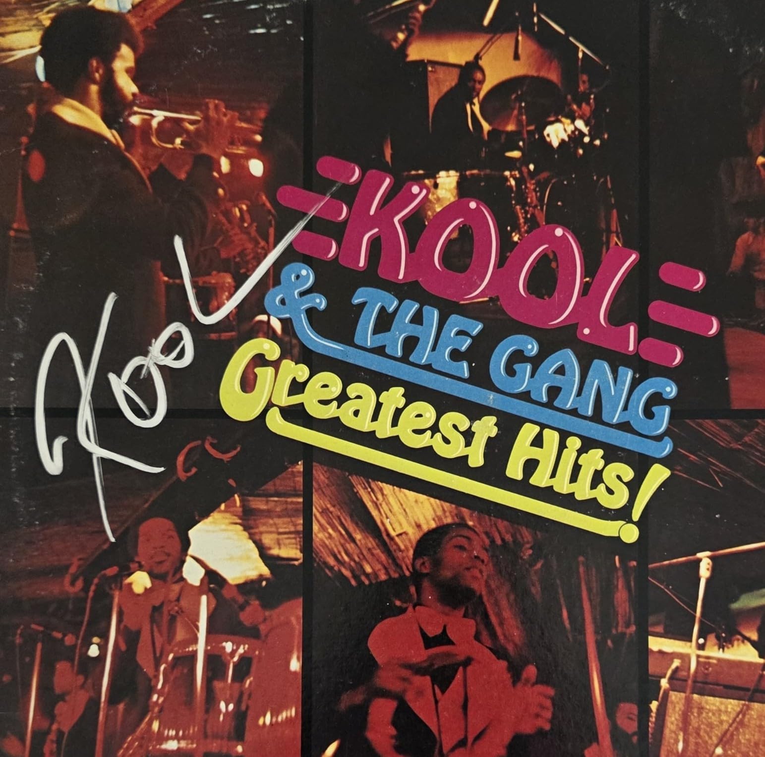 Robert Bell Signed Kool & the Gang Greatest Hit Album COA Proof Autographed Vinyl Record