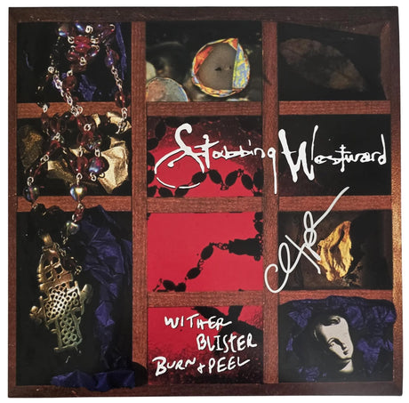 Chris Hall Signed Stabbing Westward Wither Blister Burn & Peel Album COA Proof Autographed Vinyl Record