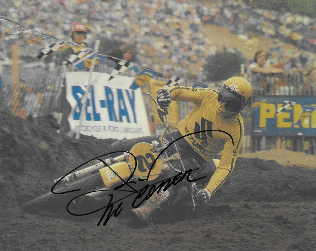 Roger DeCoster supercross motocross racer signed 8x10 photo COA proof autographed,