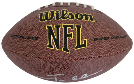 Jon Gruden Signed Football Proof COA Autographed Oakland Raiders Tampa Bay Bucs