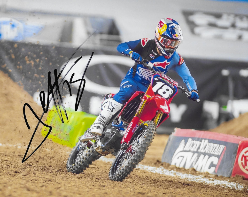 Jett Lawrence Signed 8x10 Photo COA Proof Autographed Supercross Motocross
