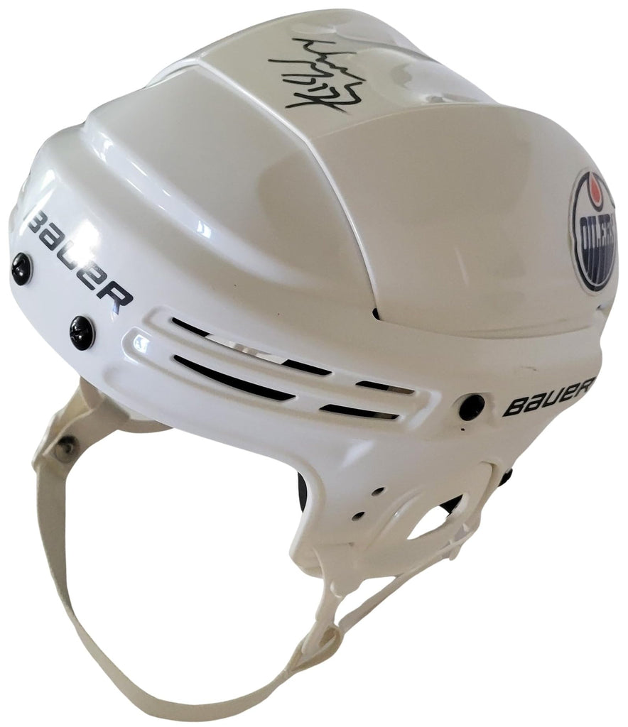 Wayne Gretzky Signed Oilers Full Size Hockey Helmet Exact Proof COA.Autographed