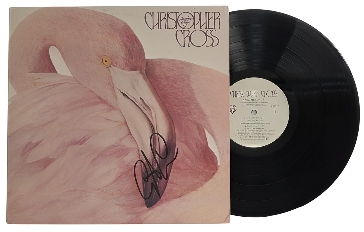 Christopher Cross Signed Another Page Album COA Proof Autographed Vinyl Record