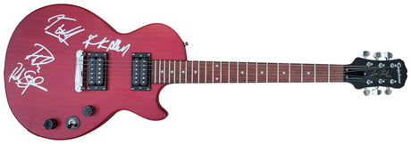 Joe Elliott Rick Savage Phil Collen Rick Allen Signed Les Paul Electric Guitar COA Proof Autographed Def Leppard Band