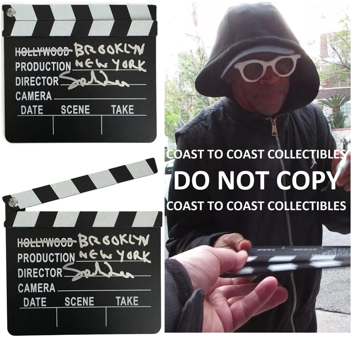 Spike Lee Signed 7x8 Hollywood Clapperboard COA Exact Proof Autographed Brooklyn