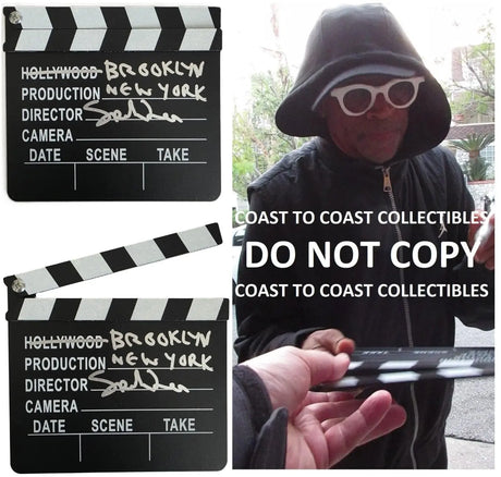 Spike Lee Signed 7x8 Hollywood Clapperboard COA Exact Proof Autographed Brooklyn