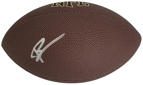 Brian Urlacher Signed Football Proof COA Autographed Chicago Bears HOF