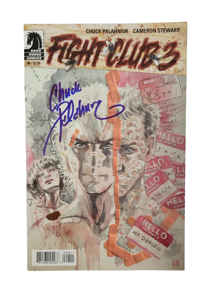 Chuck Palahniuk Signed Flight Club 3#8 Comic Book COA Exact Proof Autographed STAR