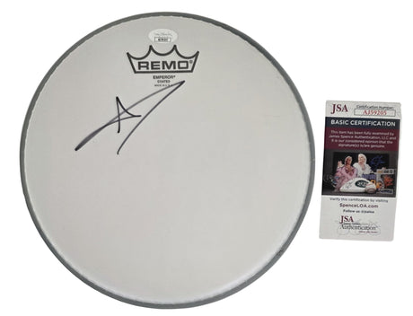 Andy Hurley Fall Out Boy Drummer Signed Drumhead JSA COA Autographed