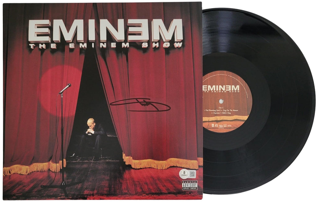 Slim Shady Signed The Eminem Show Album Beckett COA Autographed Vinyl Record Rare