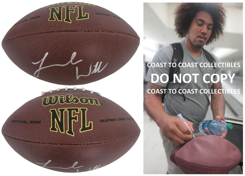 Leonard Williams Signed Football COA Proof Autographed Seattle Seahawks