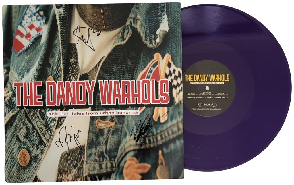 The Dandy Warhols Signed Thirteen Tales From Urban Bohemia Album Exact Proof COA Autographed Vinyl Record