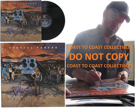 Don Barnes Signed 38 Special Special Forces Album COA Proof Autographed Vinyl Record
